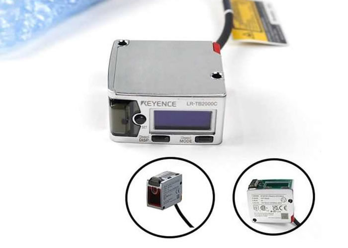 KEYENCE LR-TB2000C เลเซอร์เซนเซอร์สวิทช์ไฟฟ้าแสง พร้อมอินเตอร์เฟซการสื่อสาร Modbus สําหรับอุปกรณ์วัดระยะทางอุตสาหกรรมอัตโนมัติ