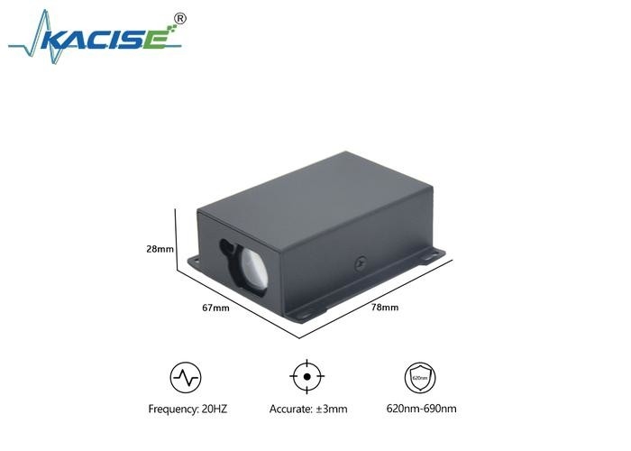 เซ็นเซอร์เลเซอร์ระยะยาว 100m Lidar สําหรับการตรวจจับวัตถุด้วยความแรงงาน 5-32V และเวลาวัด 0.04-4s
