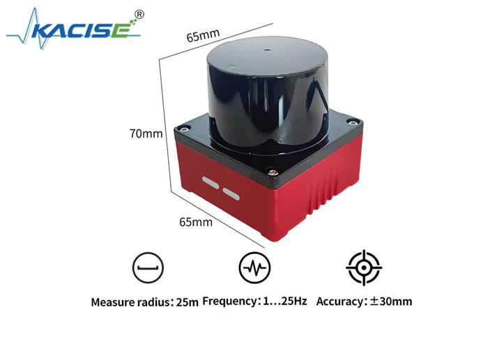 KL2A-25 LiDAR พร้อมเทคโนโลยี DTOF สำหรับการนำทางของหุ่นยนต์และการหลีกเลี่ยงสิ่งกีดขวางที่มีความแม่นยำแน่นอน ±30 มม.