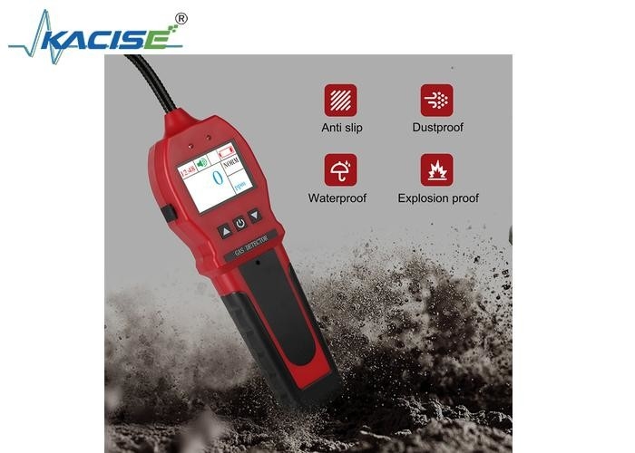 เครื่องตรวจจับการรั่วไหลของก๊าซ KLBH90E สําหรับสภาพแวดล้อมการทํางาน 1800mAh และประเภทสัญญาณเตือน 6h-8h ในโครงการก่อสร้างเทศบาล