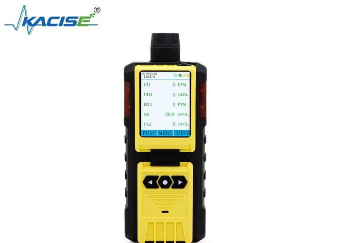 KMK - 600 5 in 1 กาน์ดาร์การ์ดานานสนามที่มีเวลาตอบสนองรวดเร็ว 30s และอายุการใช้งานแบตเตอรี่ยาวนาน 8h Multi Gas Detector