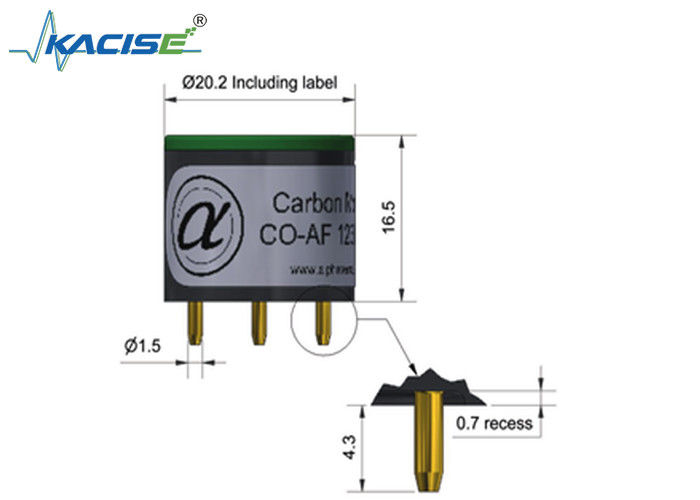 เครื่องตรวจจับคาร์บอนโมโนออกไซด์ CO-AF/CO-AF+ ความรู้สึก 55 ถึง 90 < 25 เวลาตอบสนอง และระยะ 5000