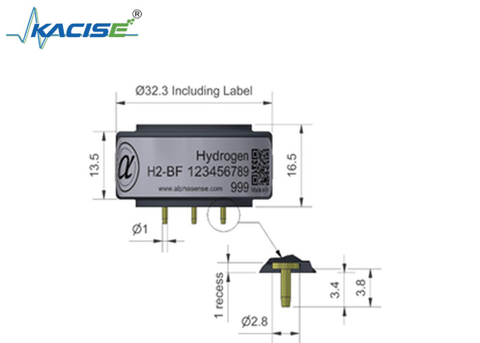 H2-BF/H2-BF+ ไฮโดรเจนเซนเซอร์-3 อิเล็กทรอนด์ การใช้งานตรวจจับก๊าซแบบพกพา