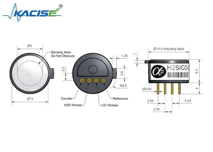 IRC-A1 Carbon Dioxide Infrared Sensor ด้วยเวลาตอบสนองรวดเร็ว ความดันการทํางานต่ํา และการอุ่นเร็ว