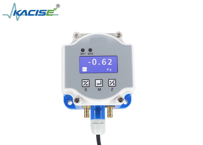 4-20mA Output Differential Pressure Sensor with ±0.1% FS Accuracy for Gas and Steam Media in HVAC Applications เครื่องตรวจจับความดันความแตกต่างของผลิตภัณฑ์
