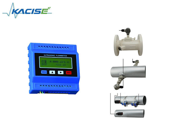 Small online Size Ultrasonic Flow Meter RTU High Accuracy For Liquid Measuring