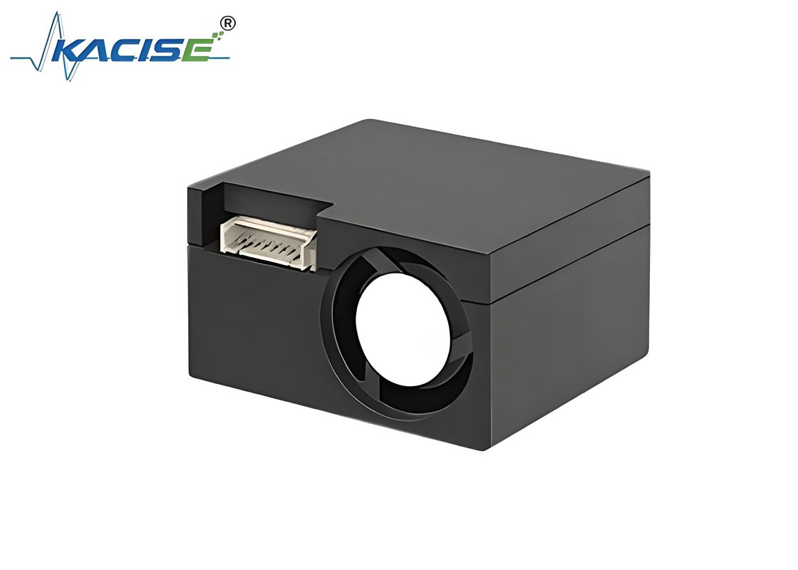 เครื่องตรวจจับฝุ่นเลเซอร์ PM2.5 เครื่องตรวจจับที่มีปัจจุบันการทํางาน ≤100mA ระยะตรวจจับ 0 - 1000μg/m3 และ PM10PM25, การออกข้อมูล PM10