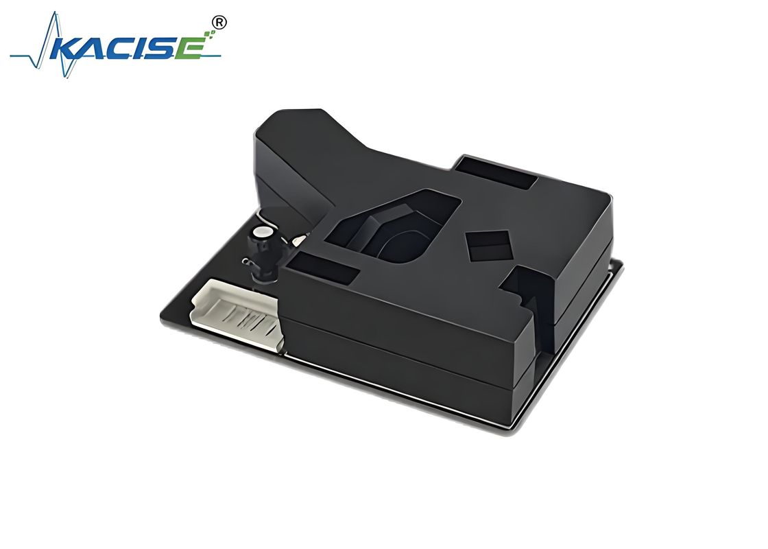 เซ็นเซอร์ฝุ่นอินฟราเรด เซ็นเซอร์ PM2.5 พร้อมช่วงการตรวจจับ 0 - 500μg/m³ แรงดันไฟฟ้าในการทำงานที่กระเพื่อมต่ำ และการชดเชยอุณหภูมิในตัว