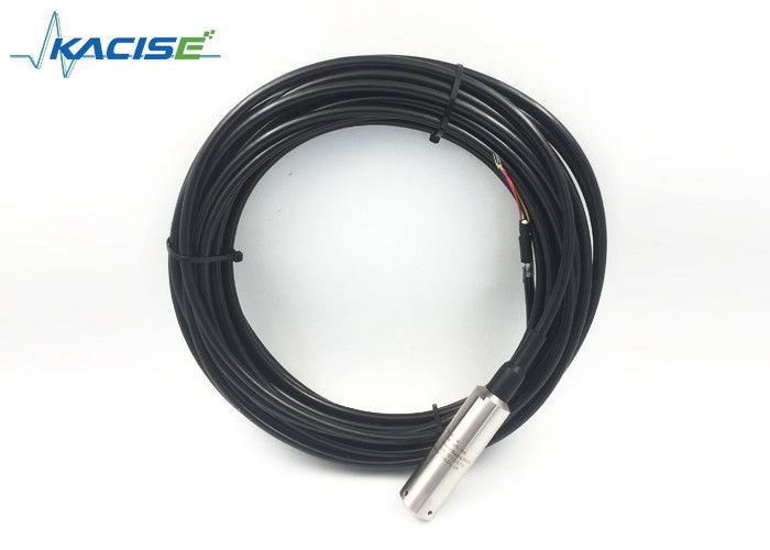จําหน่ายจากโรงงาน 4 ~ 20mA Output Submersible ความแม่นยําสูง ± 0.25% F.S เครื่องตรวจจับระดับน้ํามันดิจิตอลและ เครื่องตรวจจับความดันน้ํา