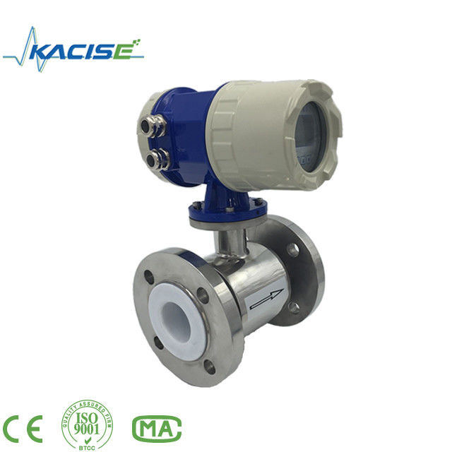 316L Customized Digital Slurry Flow Meter , Blue Color Magnetic Flowmeter