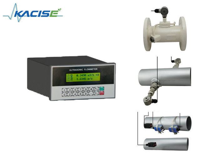 เครื่องวัดกระแสเสียงฉีดฉีดติดปานล์ พร้อมไฟฟ้าสองสาย RS485 การสื่อสารและกว้างท่อ 15~6000mm