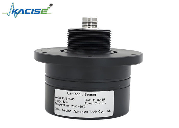 KUS-W80 เซนเซอร์ระยะทางใต้น้ําที่มีความถี่ของแทรนสดูเซอร์ 200kHz, กระแสที่ไม่มีภาระต่ํา และการป้องกัน IP68 สําหรับระยะทางใต้น้ํา
