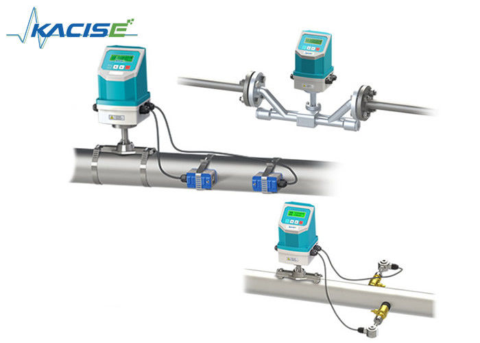 เครื่องวัดระบายน้ําแบบความกระชับกระชับที่ติดต่อกับท่อ แบบเสียงฉีด ultrasonic สําหรับท่อ DN15-DN6000