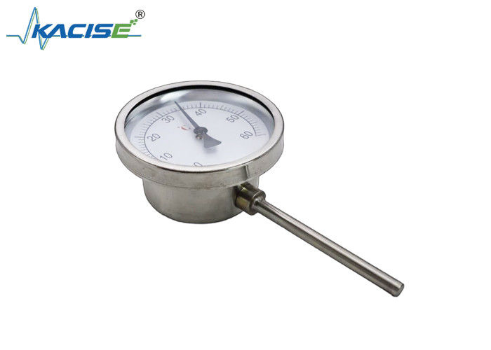 เทอร์โมมิเตอร์แบบ Bimetal สเตนเลส 304/316 พร้อมความยาวก้านที่ปรับแต่งได้และการรับรอง EN 13190 หรือ ASME B40.3