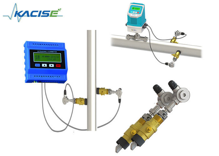 เครื่องวัดการไหลผ่าน Ultrasonic การใส่ความแม่นยําสูงที่มีเซ็นเซอร์ plug-in สําหรับท่อ DN50-DN6000 และไม่มีการสูญเสียความดัน