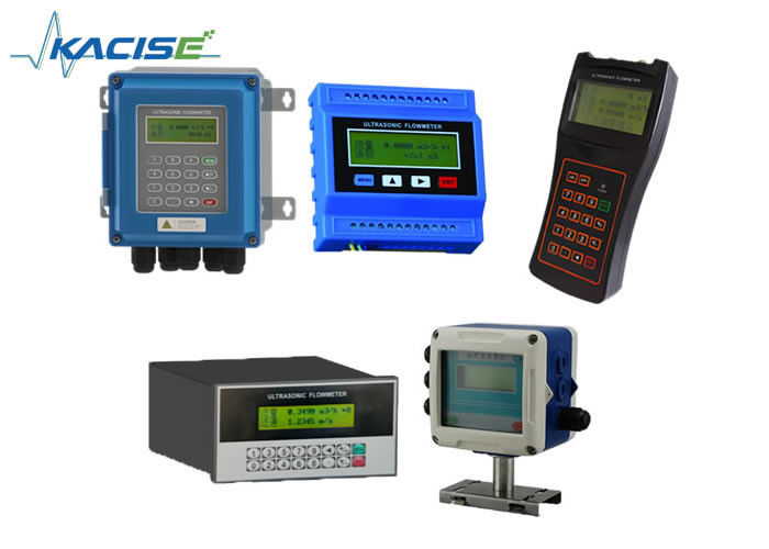 เครื่องวัดกระแส ultrasonic มือถือติดผนังที่มีการวัดแม่นยําสําหรับท่อ DN15-6000mm