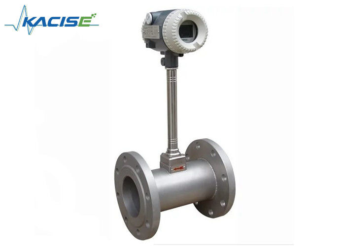 High stability of the pipe type flange vortex flowmeter with using automatic control