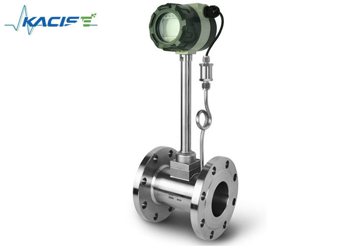 High stability of the pipe type flange vortex flowmeter with using automatic control