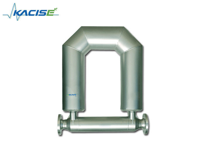 0.1 เครื่องวัดกระแสมวล Coriolis ระดับความแม่นยําที่มีระยะการวัด 0 ~ 1000t/h และอุณหภูมิระดับ -50 ~ 350 °C