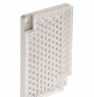 แผ่นสะท้อนแสง PMMA ABS ทรงสี่เหลี่ยม สำหรับ Sick PL40A ขนาด 56x37 มม. แบบยึดสกรู 2 รู กลุ่มอุปกรณ์เสริมแผ่นสะท้อนแสง