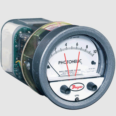 สวิตช์ความดัน/เกจ Dwyer A3000-250PA ที่มีช่วง 0-250 Pa การออกแบบฟังก์ชัน 3-in-1 และรูปทรงกะทัดรัด