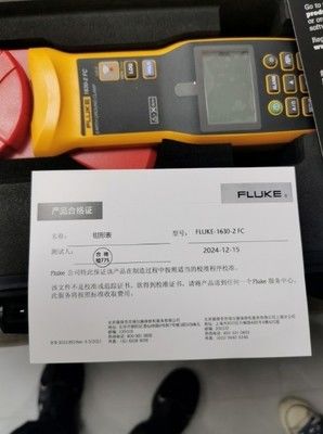 Fluke 1630-2 FC แกรนด์คลับ ความดันสูงสุดต่อโลก 1000 V แบตเตอรี่ประเภท AA แอลคาไลน์ IEC EN LR6 x4