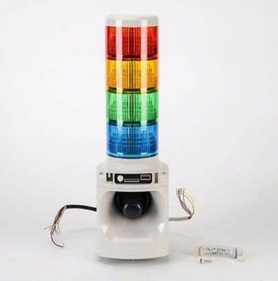 ตึกสัญญาณ LED ปลอดภัยจากการระเบิดขนาด 40 มม ของซีรีส์ LKEH (รุ่น LKEH-402FVF-RYGB-EX)