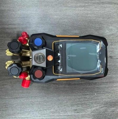 testo 557s Smart Vacuum Kit พร้อมเชือก - เครื่องปรับระบายอากาศดิจิตอลสมาร์ท พร้อมเครื่องตรวจสอบความร้อนและความร้อนแบบไร้สาย และชุดเชือก 4 ชิ้น