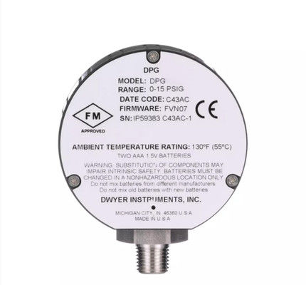Dwyer ซีรีส์ DPG เกจวัดแรงดันดิจิตอล การจัดระดับตู้ได้รับการออกแบบมาเพื่อให้เป็นไปตามมาตรฐาน NEMA 4/4X IP66 ขีดจำกัดแรงดัน 2 เท่าของช่วงแรงดัน