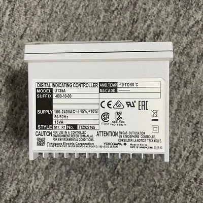 UT35A เครื่องควบคุมอุณหภูมิดิจิตอล พร้อม LCD สี 14 ภาค การควบคุมลําดับบันได และการสื่อสาร Ethernet