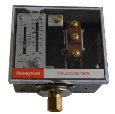 Honeywell Auto Recycle Pressuretrol กับระยะความดัน 10-150 psi SPDT เครื่องปรับเปลี่ยนการทํางานอย่างรวดเร็ว และแผ่นกระดูกเหล็กไร้ขัด