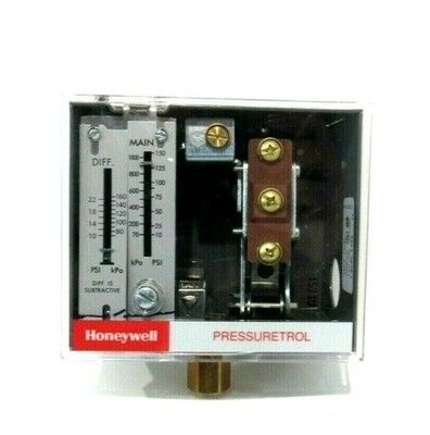 Honeywell Auto Recycle Pressuretrol กับระยะความดัน 10-150 psi SPDT เครื่องปรับเปลี่ยนการทํางานอย่างรวดเร็ว และแผ่นกระดูกเหล็กไร้ขัด