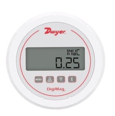 Dwyer DM-1000 Series DigiMag Digital Differential Pressure Gauge พร้อมจอ LCD การชําระอุณหภูมิและการวัดหลายฟังก์ชัน