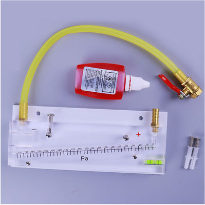 KMC-DP-200 เกจวัดแรงดันขนาดเล็กสำหรับน้ำมันสีแดง สำหรับการป้องกันภัยพลเรือนและดับเพลิง