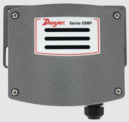 เครื่องส่งสัญญาณคาร์บอนไดออกไซด์ Dwyer EcoGuard CDWP ความไม่เป็นเชิงเส้น 16 PPM และการพึ่งพาแรงดัน 0.13% ของค่าที่อ่านได้ต่อ มม. ปรอท