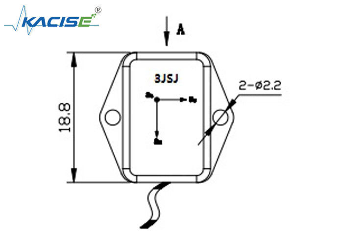 K-3JSJ-001 Lightweight 3 Axis Acceleration Sensor /Triaxial High Speed Accelerometer 0~3 V