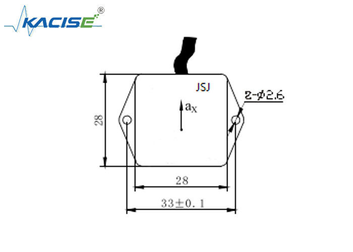 เซ็นเซอร์เร่งขันแบบหนึ่งแกน 0.5 ~ 4.5V การออก ± 1 g ระยะและระยะการวัดที่กว้าง