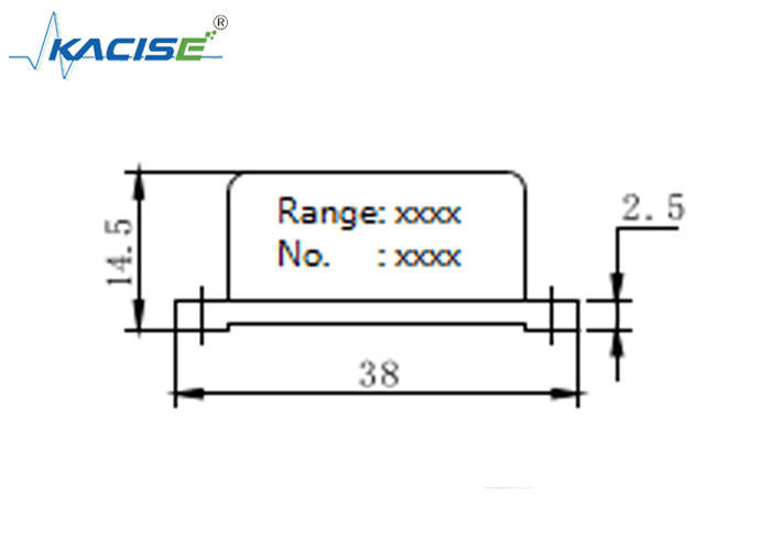 เซ็นเซอร์เร่งขันแบบหนึ่งแกน 0.5 ~ 4.5V การออก ± 1 g ระยะและระยะการวัดที่กว้าง