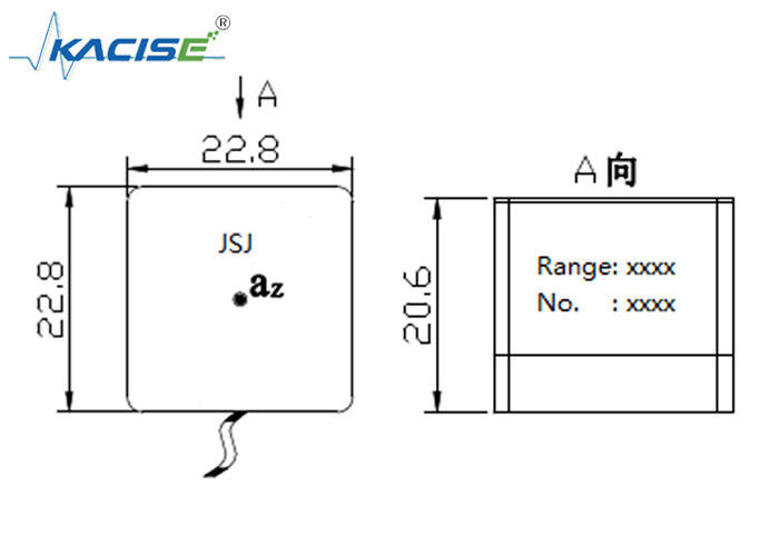 เซ็นเซอร์เร่งเร่งเส้นทางแม่เหล็กด้วยการดูดด้วยโมดูลแบบมหาแกน และ ± 10 g Range สําหรับผลประกอบการสั่น