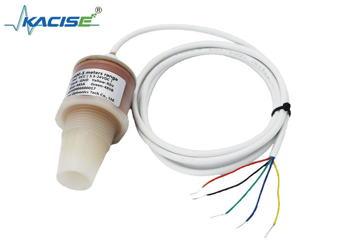 PVDF 5m intelligent Ultrasonic water level meter 5V RS485 output liquide Level Sensor KUS600