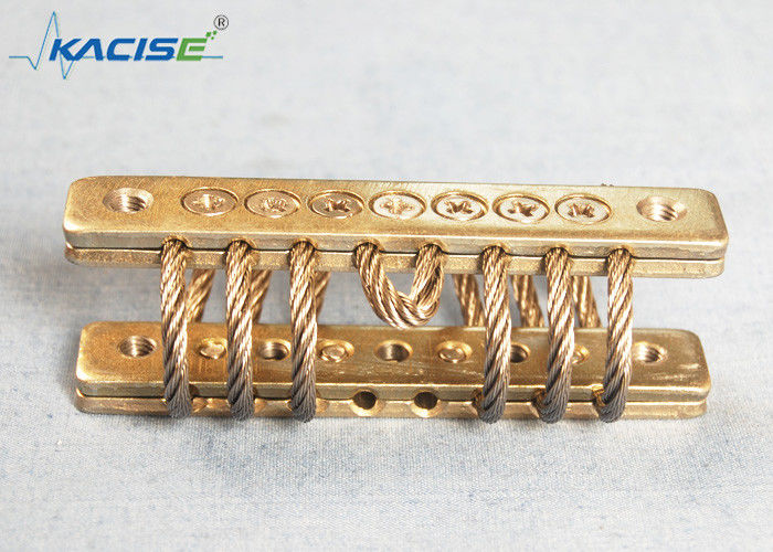 T Type Industrial Pressed Hole ตัวแยกเชือกลวดอลูมิเนียมและสแตนเลสพร้อมช่วงโหลด 3.5-2000KG และความถี่ธรรมชาติ 7Hz-15Hz
