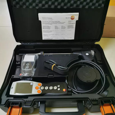 เครื่องวิเคราะห์ก๊าซควัน Testo 330-2 LL Pro พร้อมเซ็นเซอร์อายุยาว, จัดแสดงภาพสี และได้รับการทดสอบจาก TÜV เพื่อวิเคราะห์การเผาไหม้