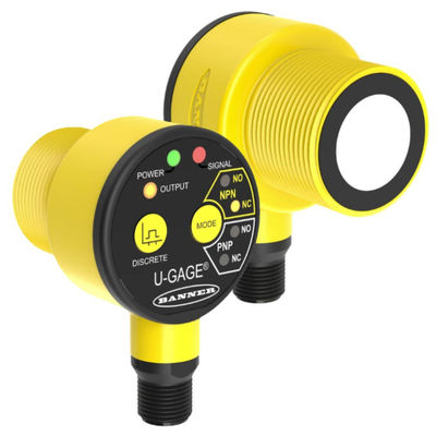 Banner T30UX ซีรีสเซ็นเซอร์ความรุนแรงด้วยค่าชดเชยอุณหภูมิ 4-20mA Output Analog และการจัดอันดับ IP67 สําหรับการตรวจจับความใกล้ทางอุตสาหกรรม