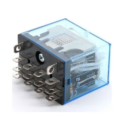 รีเล่ประสงค์ทั่วไป Omron MY2-GS ด้วยการทํางาน 24VDC, ความต้านทานโค้ล 662 Ω, และแบบฟอร์มติดต่อ DPDT