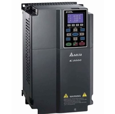 Delta VFD110C43A เครื่องขับความถี่แปรปรวน พร้อม PLC และคีย์พาด HMI LCD ขนาดใหญ่