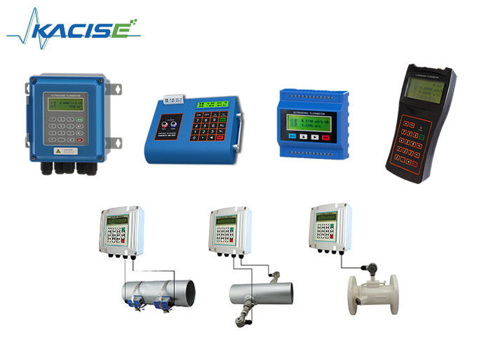 เครื่องวัดการไหลของ Ultrasonic Hydraulic ด้วย RS485 Modbus ขนาดเล็กสําหรับวัดของเหลว DN15-6000mm