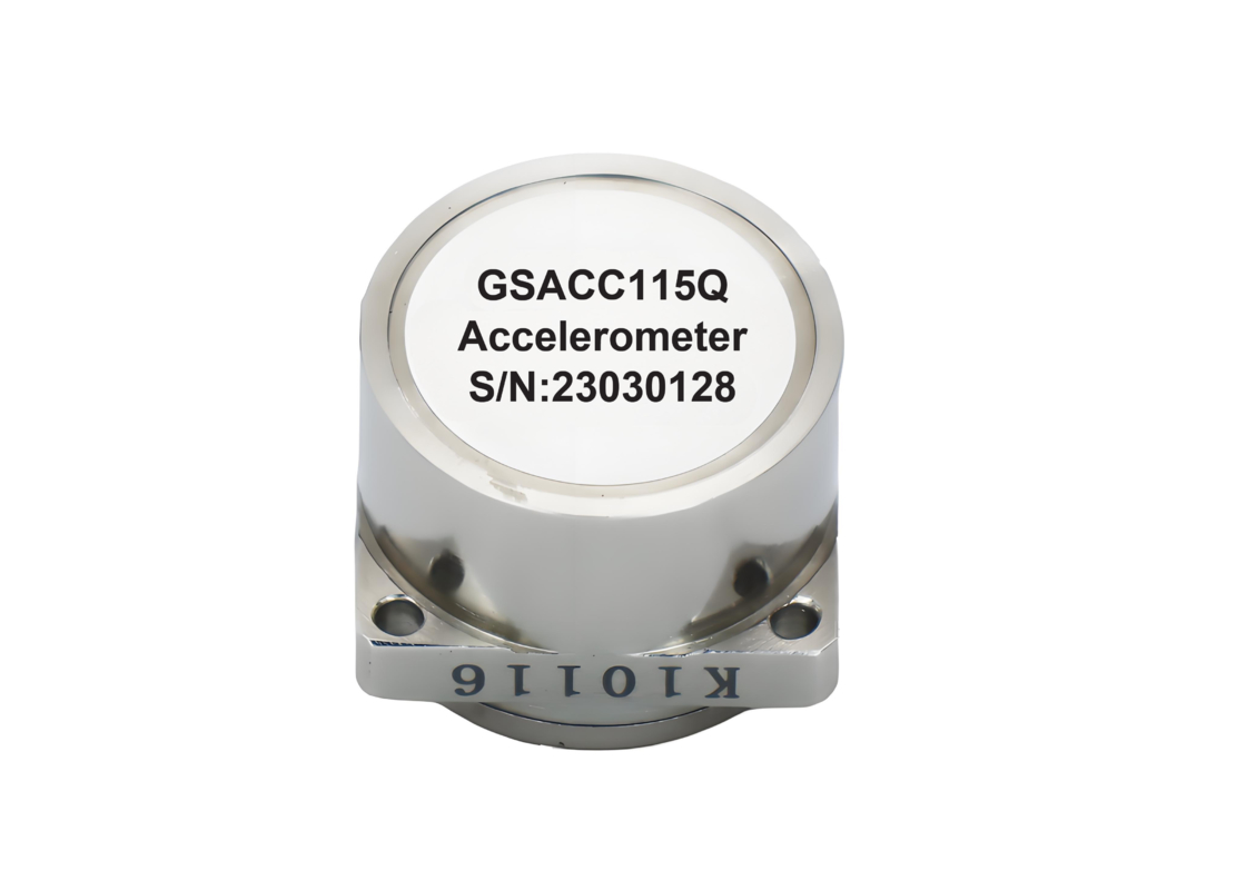GSACC115Q เซ็นเซอร์มาตรความเร่งแบบยืดหยุ่น Quartz พร้อมช่วง ±30g, 1.0～1.6mA/g, ตัวประกอบมาตราส่วน และเสถียรภาพอคติ ≤50ug