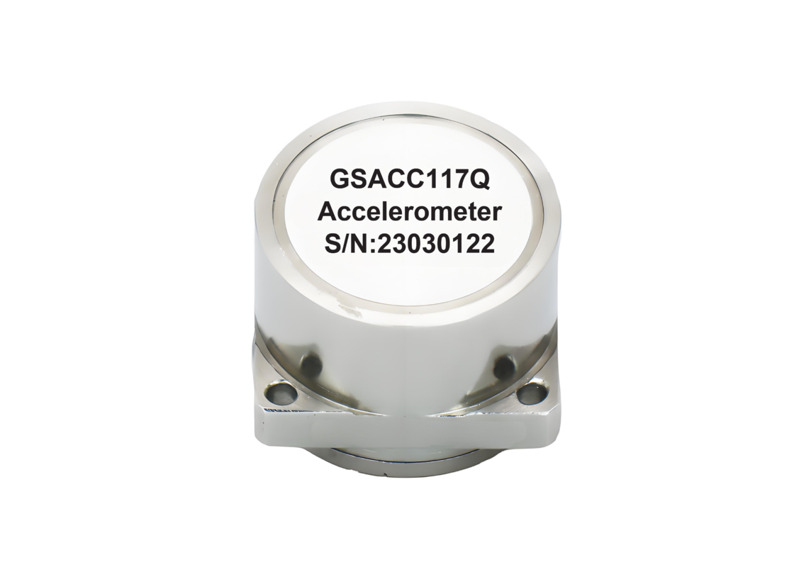 GSACC117Q เซ็นเซอร์มาตรวัดความเร่งแบบยืดหยุ่น Quartz พร้อมช่วง ±10g เสถียรภาพอคติ ≤60ug และความไวต่ออุณหภูมิอคติ 100ug/°C