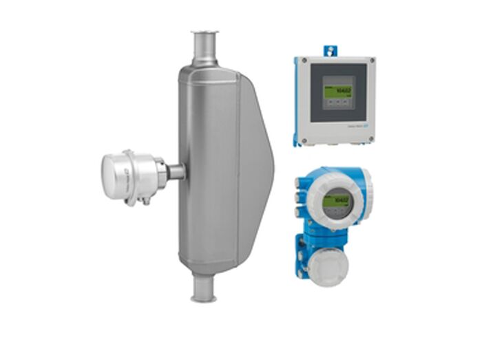 Promass S 500 Coriolis Flowmeter ด้วยการออกแบบแบบอนามัย ระบบท่อเดียวที่ระบายน้ําได้ด้วยตัวเอง และการวัดหลายตัว