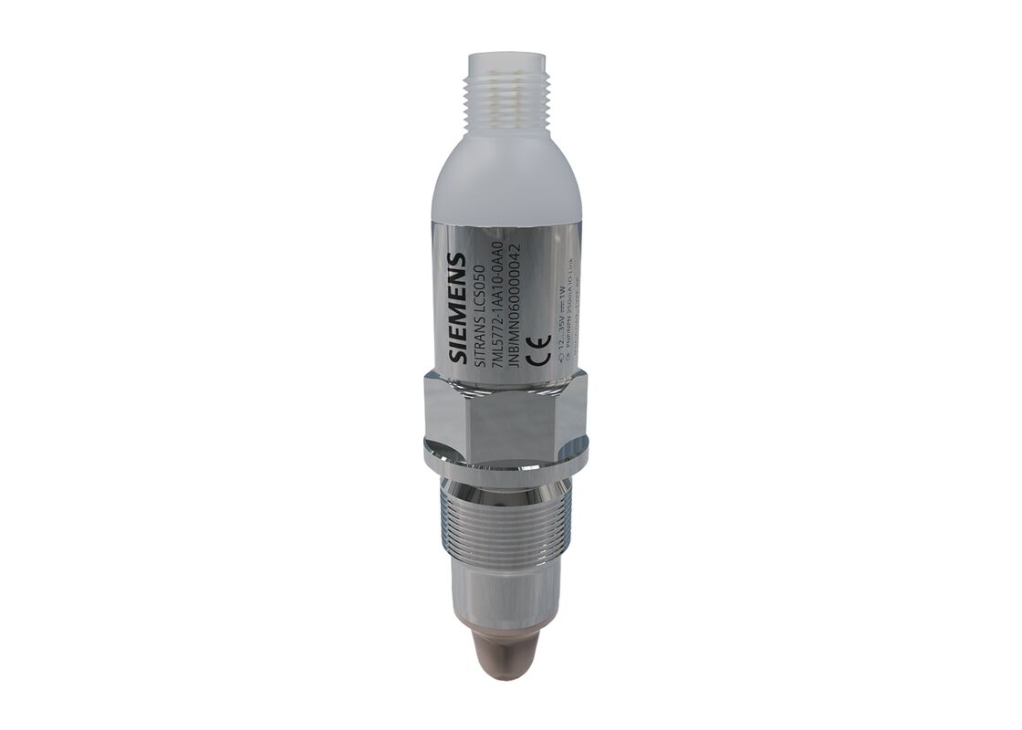 SITRANS LCS050 เครื่องปรับระดับความจุขนาดเล็กมาก พร้อมการสื่อสาร IO-Link และเครื่องสํารวจ PEEK สําหรับการตรวจจับระดับจุด